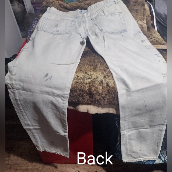 Current Mood Paint the Town Mom Jeans/ Button Fly/ NWOT/ SZ XL/ Cotton - Picture 12 of 16